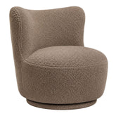 Draaifauteuil Dean in beige Charm stof van MUST Living