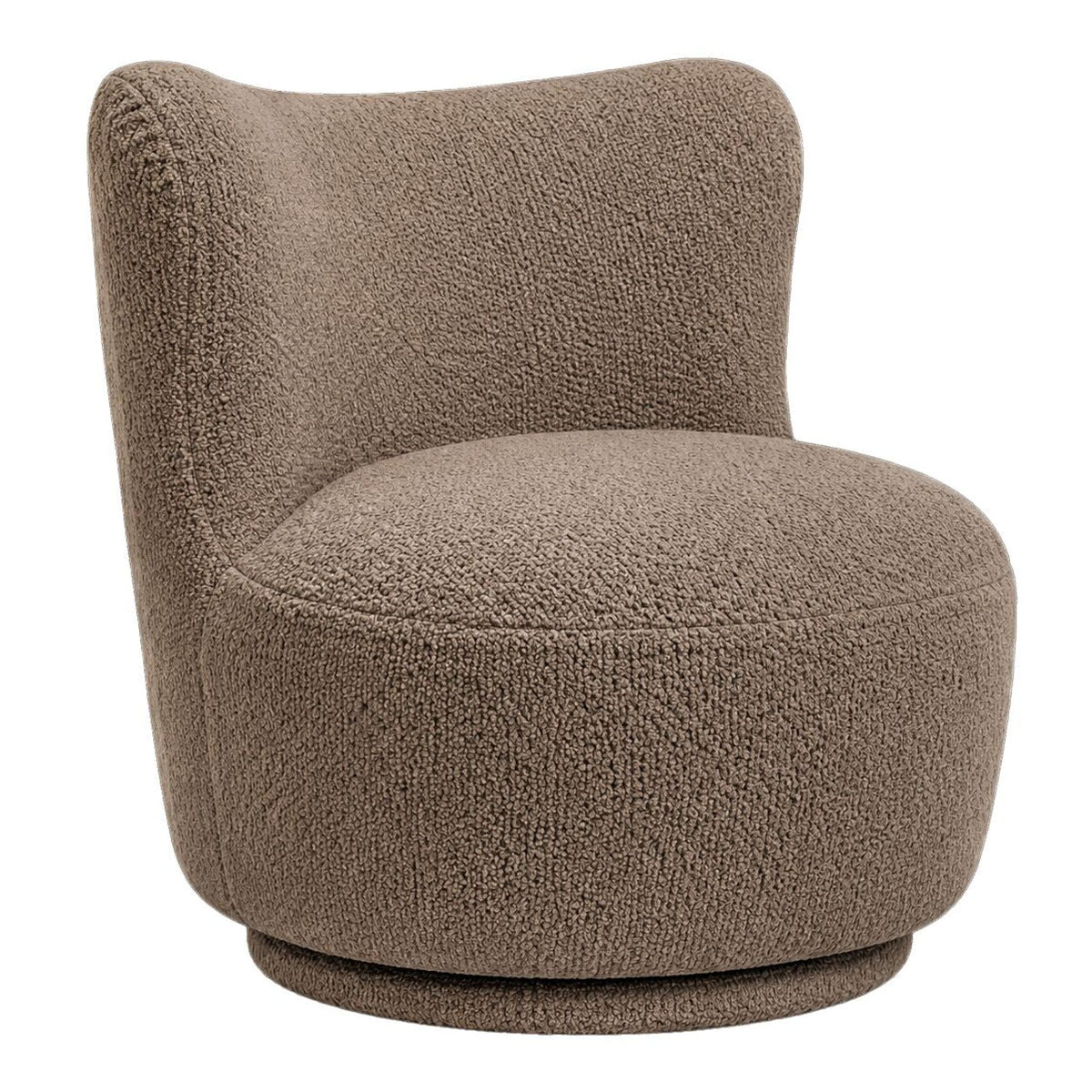 Draaifauteuil Dean in beige Charm stof van MUST Living