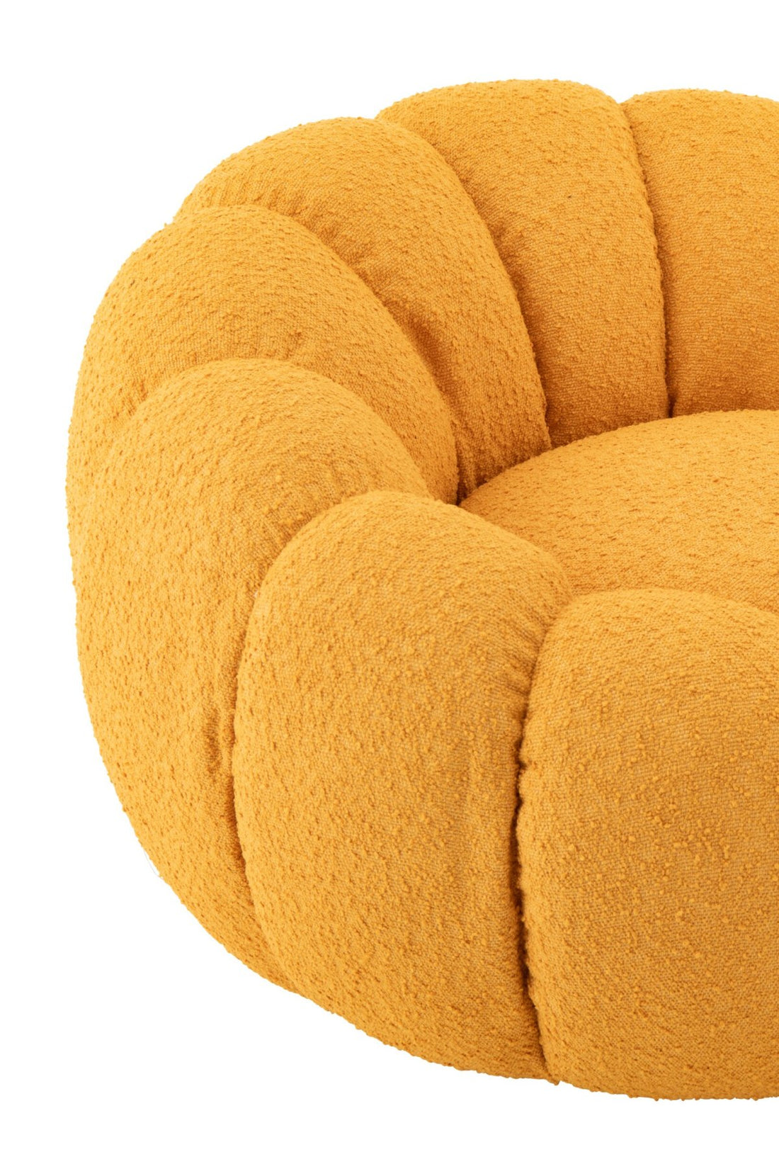 Fauteuil Flower Mousse Jaune Moutarde J-Line