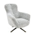 Fauteuil Nena Beige van Starfurn, draaibare fauteuil in zachte beige gemêleerde stof