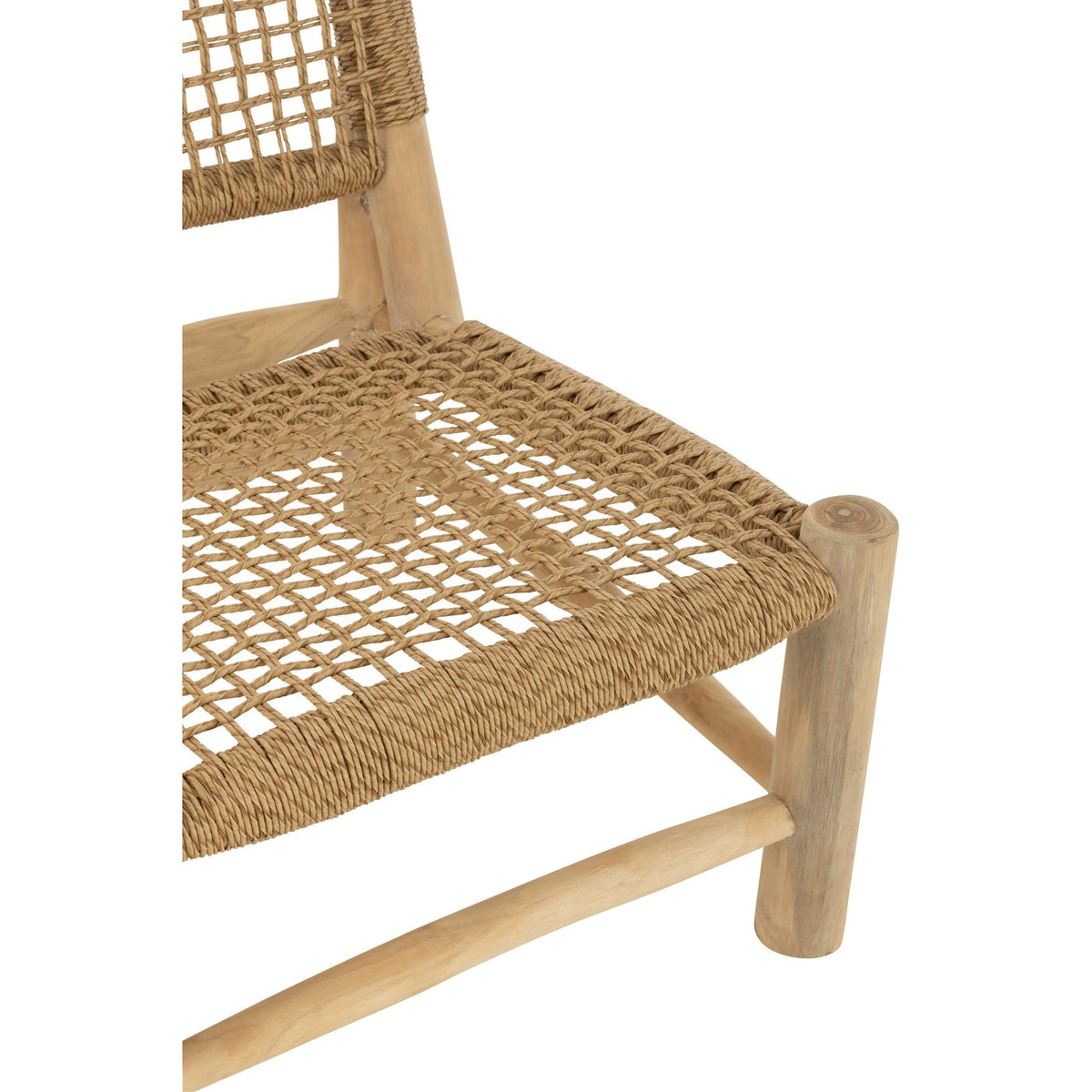 Fauteuil Vita Teck/Plastique Naturel J-Line