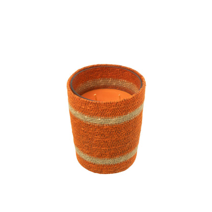 Geurkaars Mand Wax Oranje Medium - 55 Uur