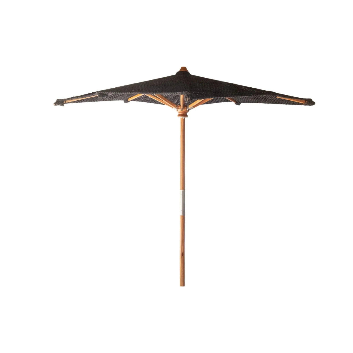 Handgeknoopte Parasol - Pacific Zwart Vierkant - 250cm - Handgeknoopte parasol - Todo Bien - livinglovely.nl