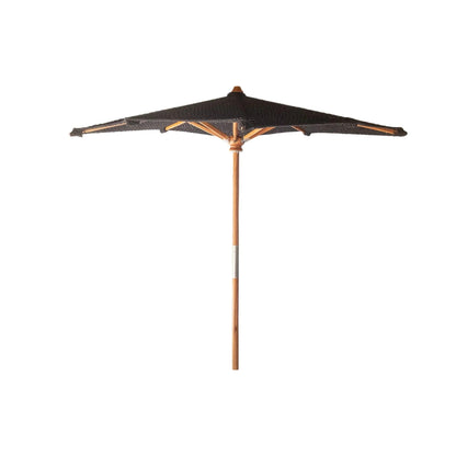 Handgeknoopte Parasol - Pacific Zwart Vierkant - 250cm - Handgeknoopte parasol - Todo Bien - livinglovely.nl