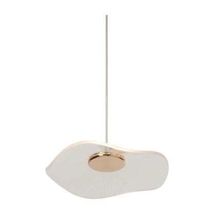 Suspension Fleur Acrylique Or Large J-Line