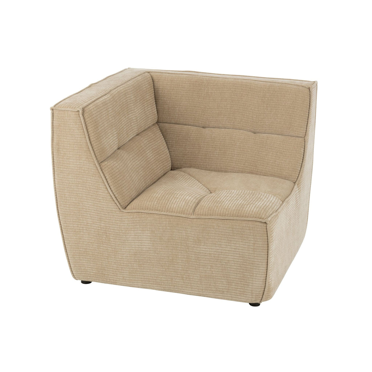Hoekstuk Modulaire Sofa Donker Beige J-Line