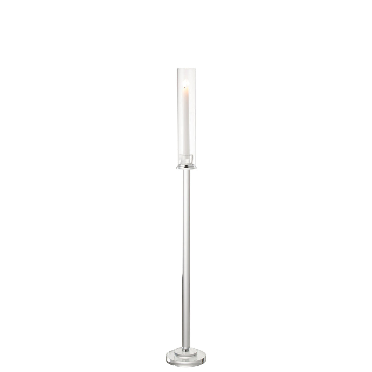 Bougeoir Moira Verre Transparent Moyen H100cm J-Line