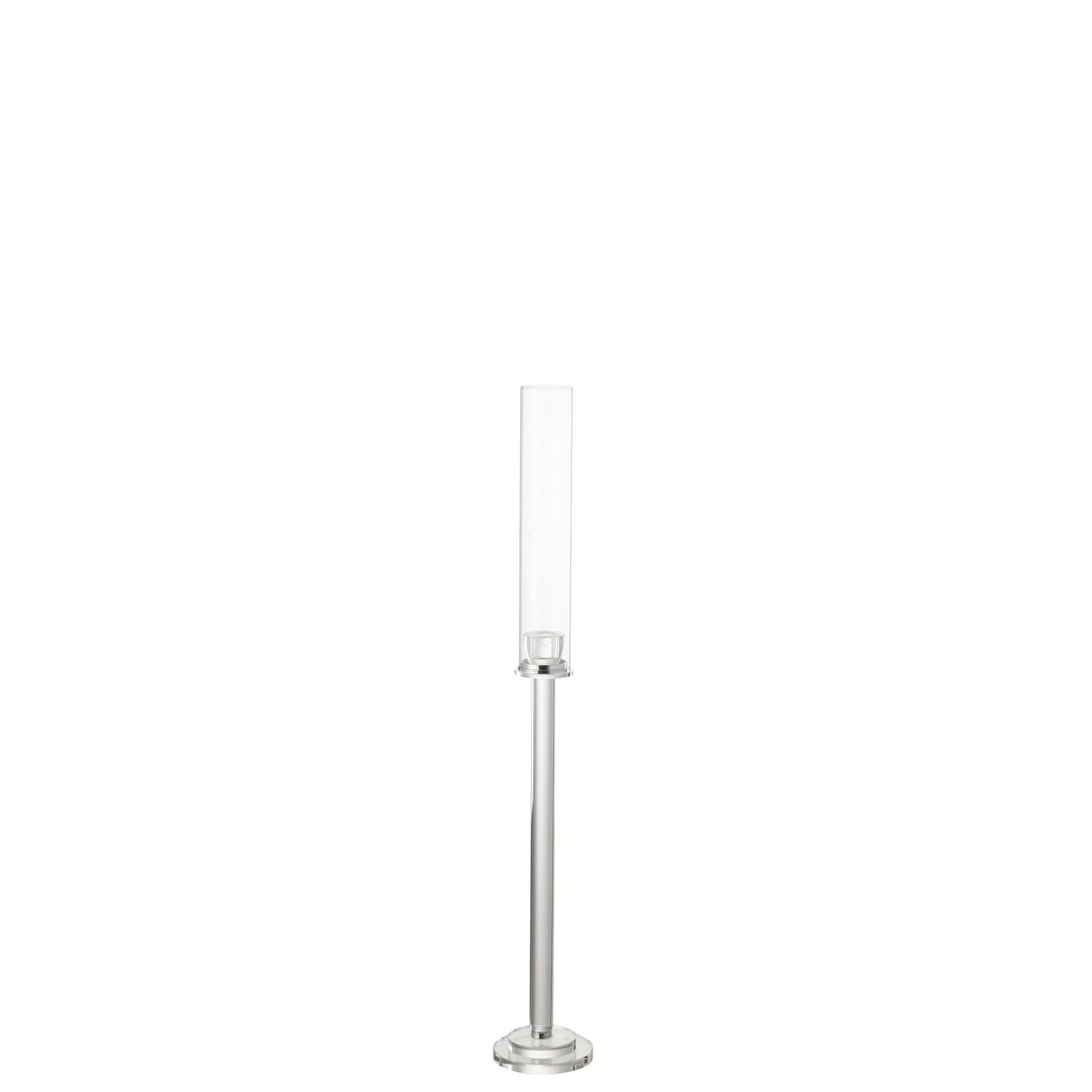 Bougeoir Moira Verre Transparent Petit H80cm J-Line
