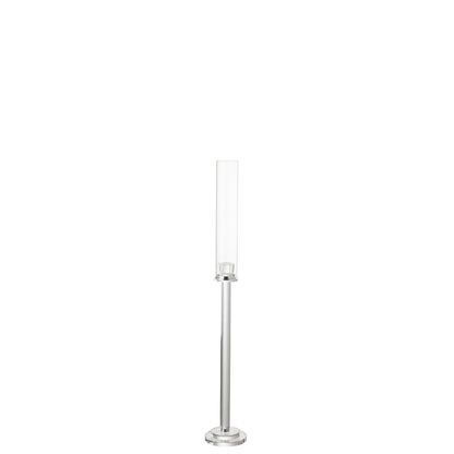 Bougeoir Moira Verre Transparent Petit H80cm J-Line