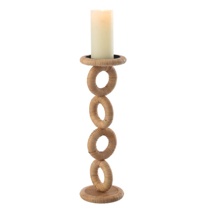 Bougeoir Anneau MDF Naturel Large J-Line