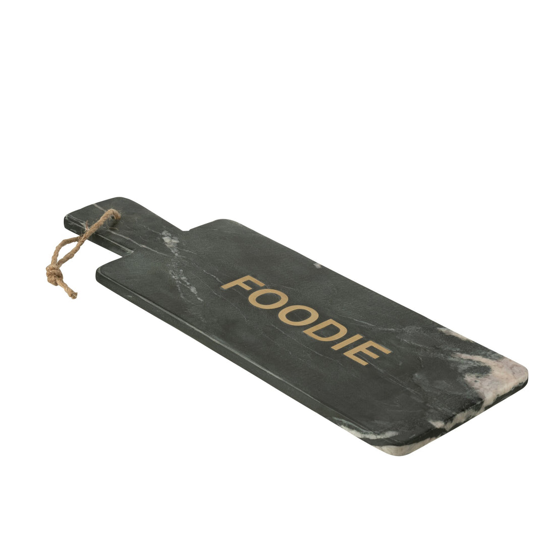 Planche à fromage Foodie Rectangulaire Marbre Noir/Doré Large J-Line