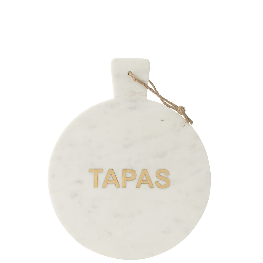 Planche à fromage ronde Apéro Tapas blanc