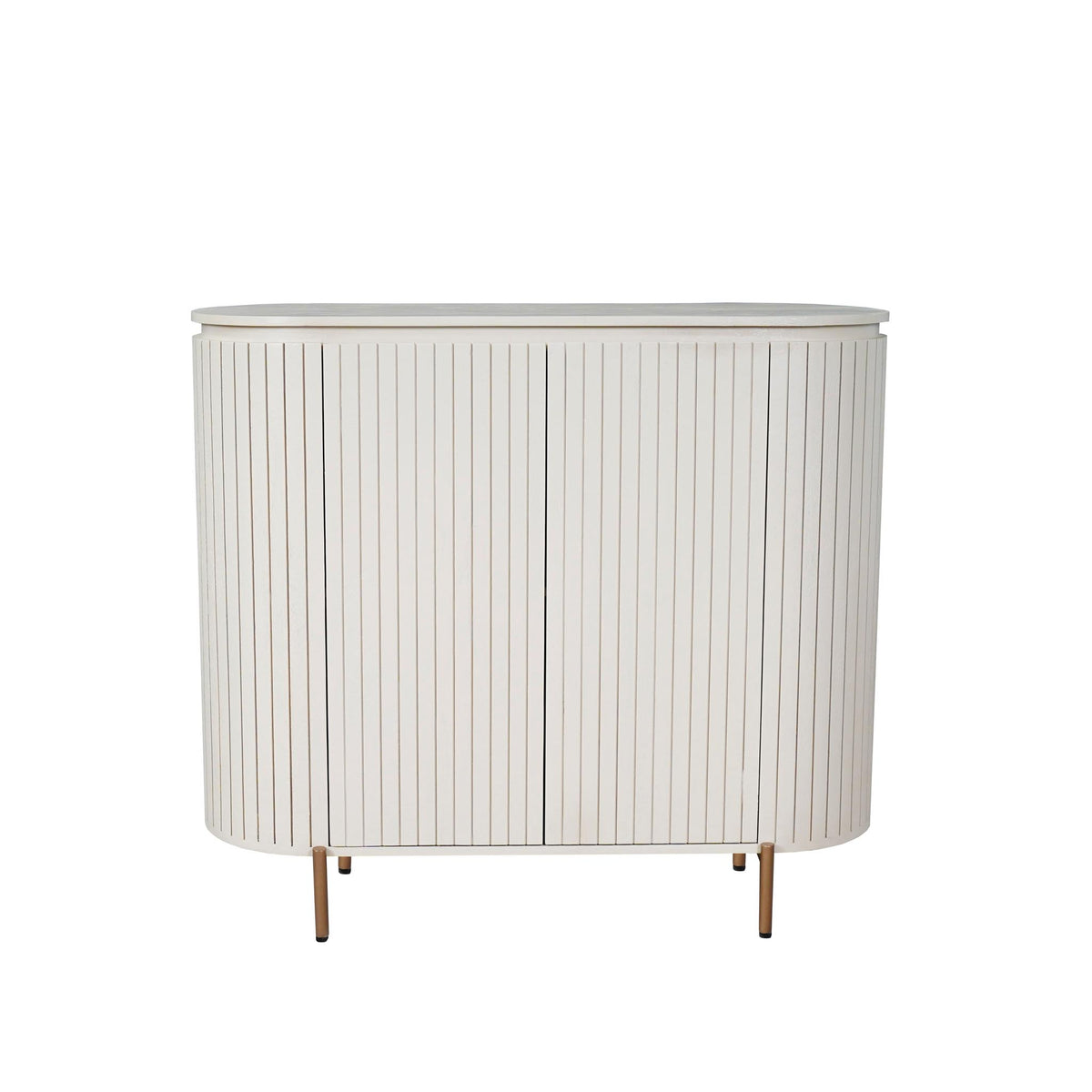 Laag kabinet Solana van Starfurn in zandkleurig mangohout van 115 cm breed