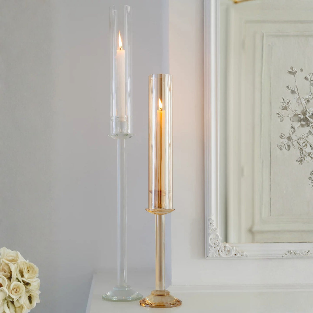 Bougeoir Cristal Or J-Line