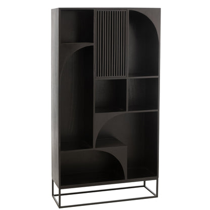 Meuble Mode Bois de Manguier/MDF Noir J-Line
