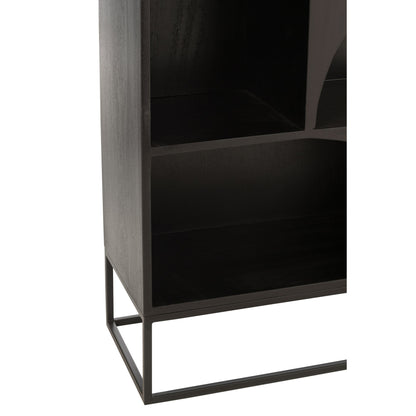 Meuble Mode Bois de Manguier/MDF Noir J-Line