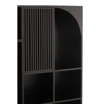 Meuble Mode Bois de Manguier/MDF Noir J-Line