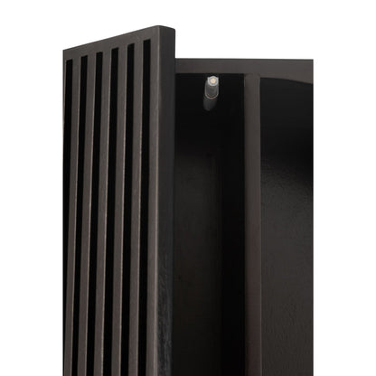 Meuble Mode Bois de Manguier/MDF Noir J-Line