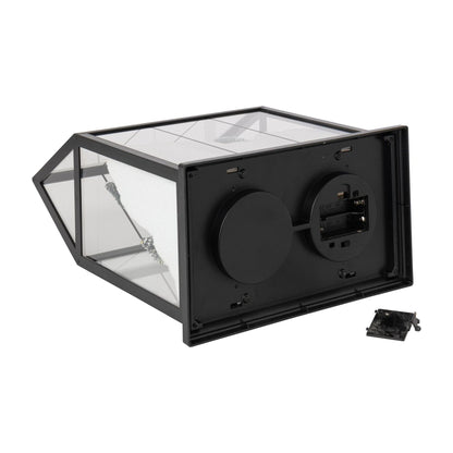 Village de Noël en verre LED multicolore moyen – ligne J