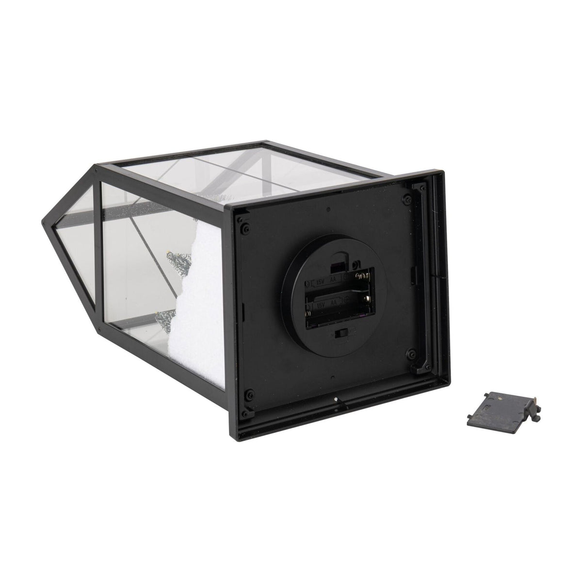 Village de Noël en verre LED multicolore Small J-Line