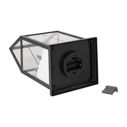 Village de Noël en verre LED multicolore Small J-Line