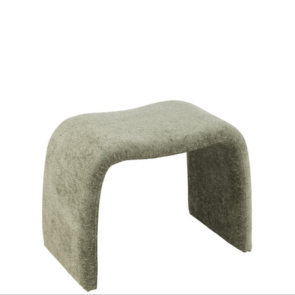 Tabouret N Shape Textile Vert menthe J-Line