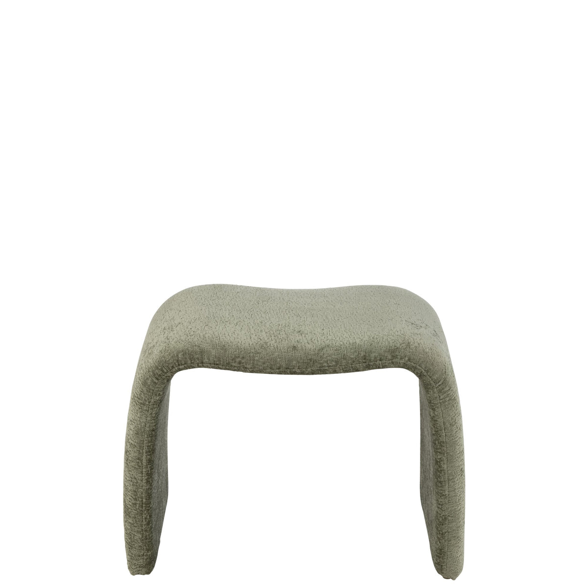 Tabouret N Shape Textile Vert menthe J-Line