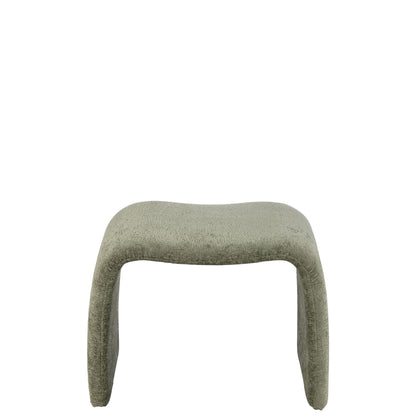 Tabouret N Shape Textile Vert menthe J-Line