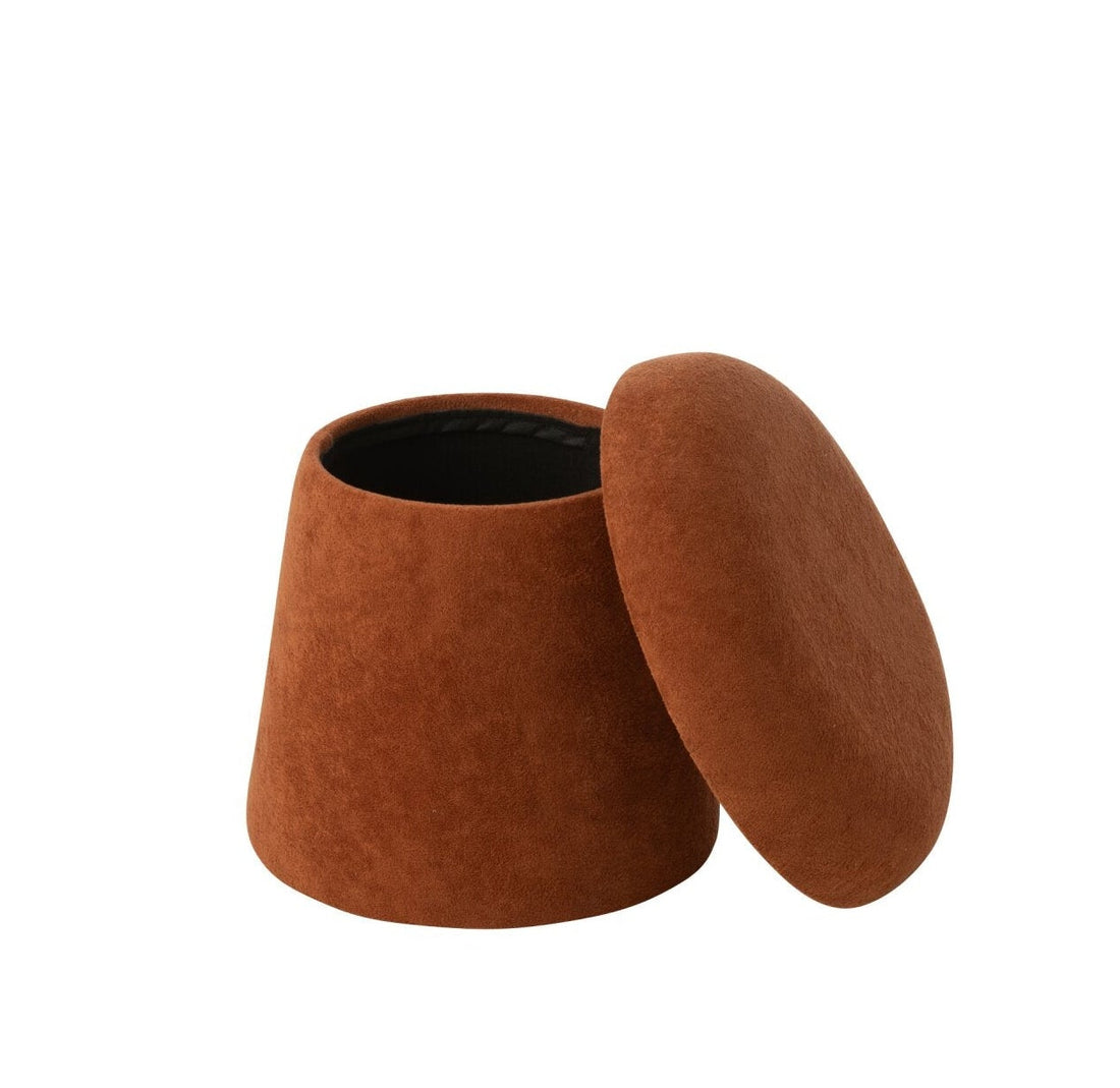 Tabouret Champignon Mdf Terracotta Petit J-Line