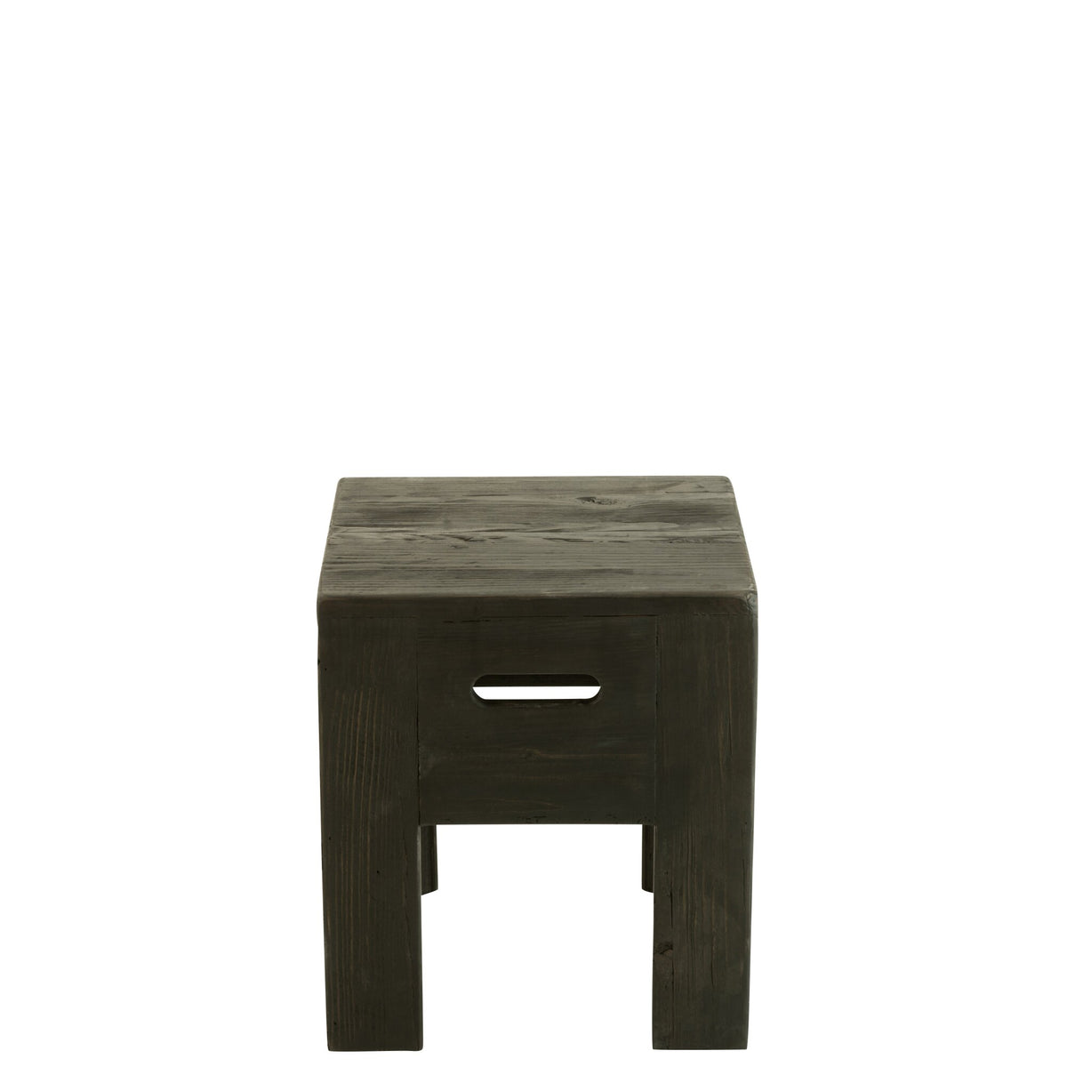 Tabouret Will Bois de pin Noir J-Line