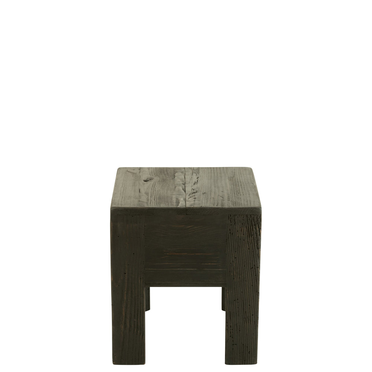 Tabouret Will Bois de pin Noir J-Line