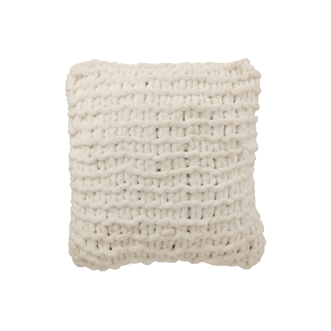 Coussin en polyester blanc J-Line