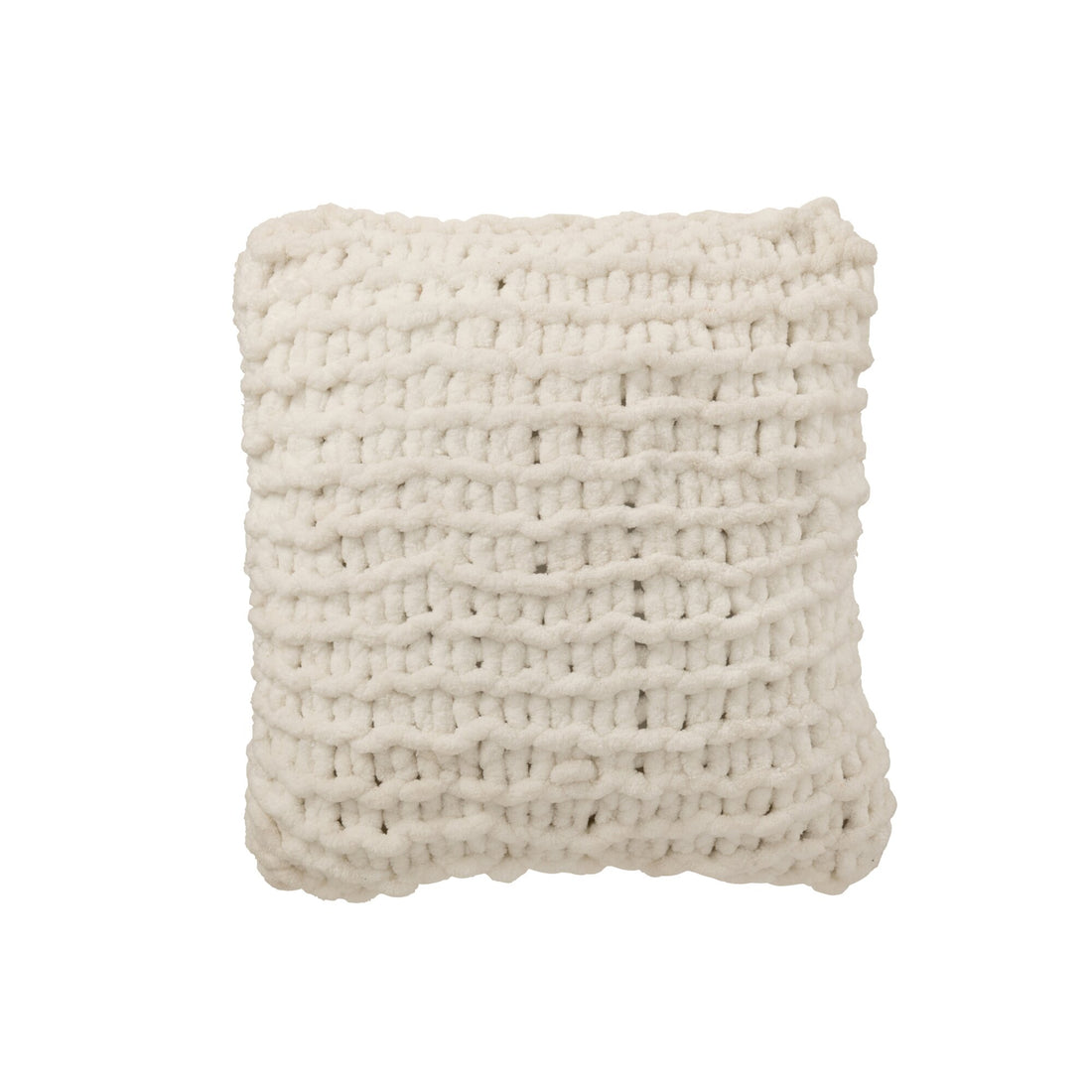Coussin en polyester blanc J-Line