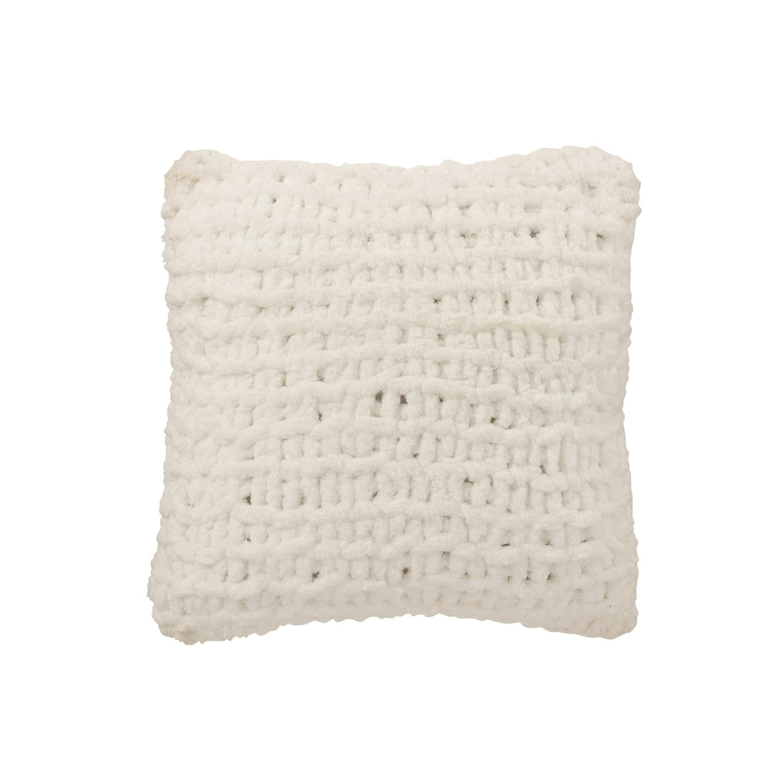 Coussin Chiné Polyester Blanc/Rouge Noël J-Line