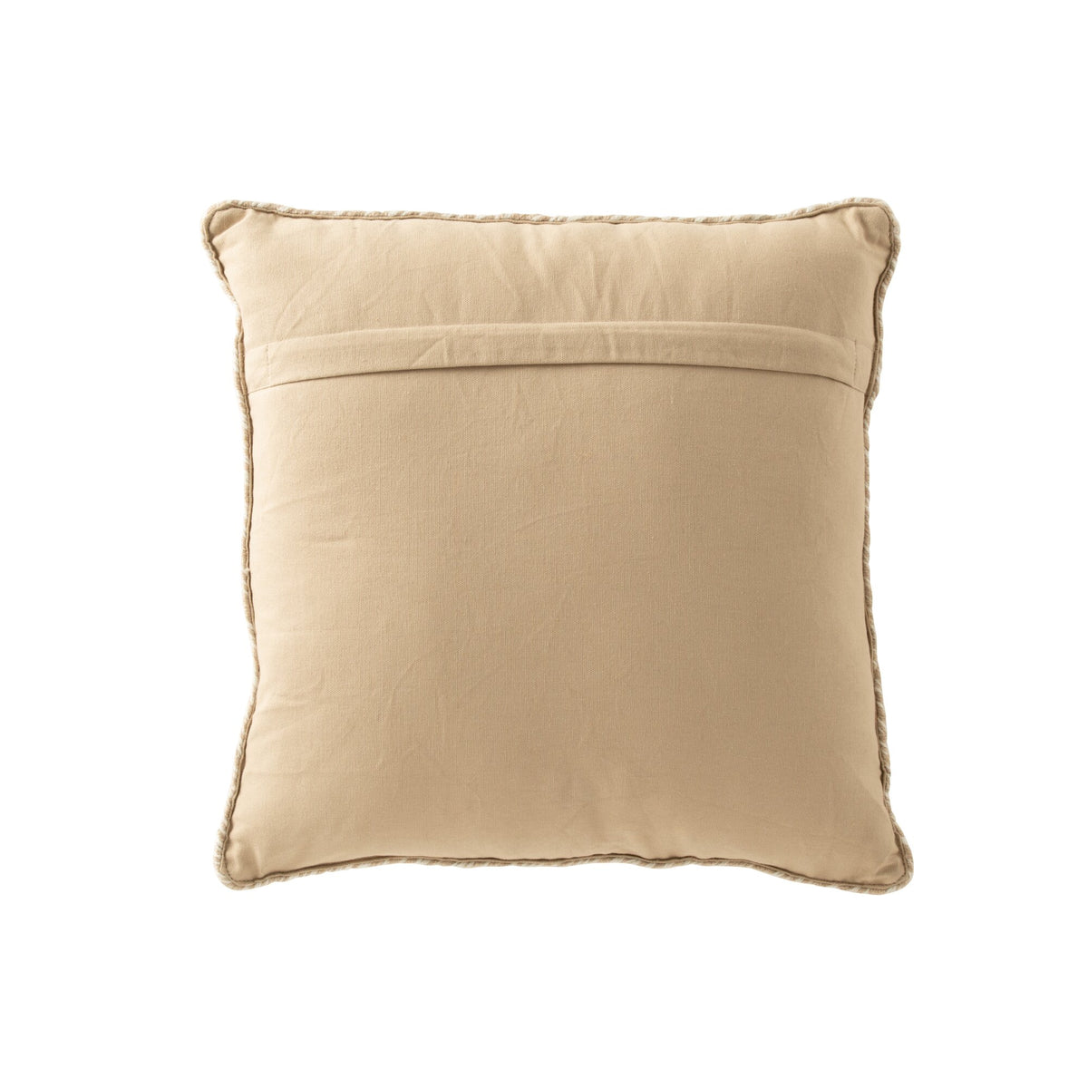 Coussin Miami Outdoor Polyester Naturel/Blanc