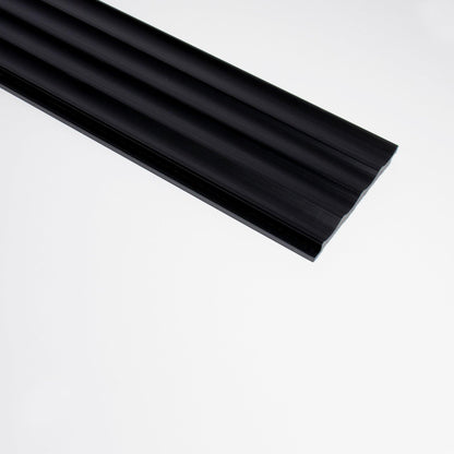 Lamelio 3D wandpaneel - Onda Zwart - Lamelio - Lamelio - livinglovely.nl