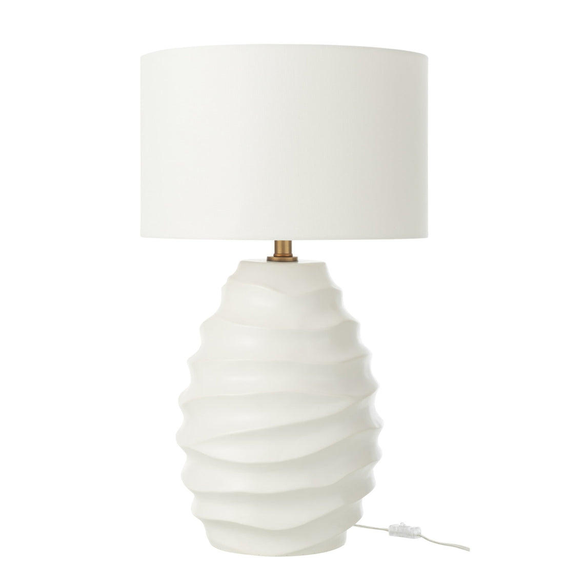 Lampe Vague Céramique Blanche J-Line
