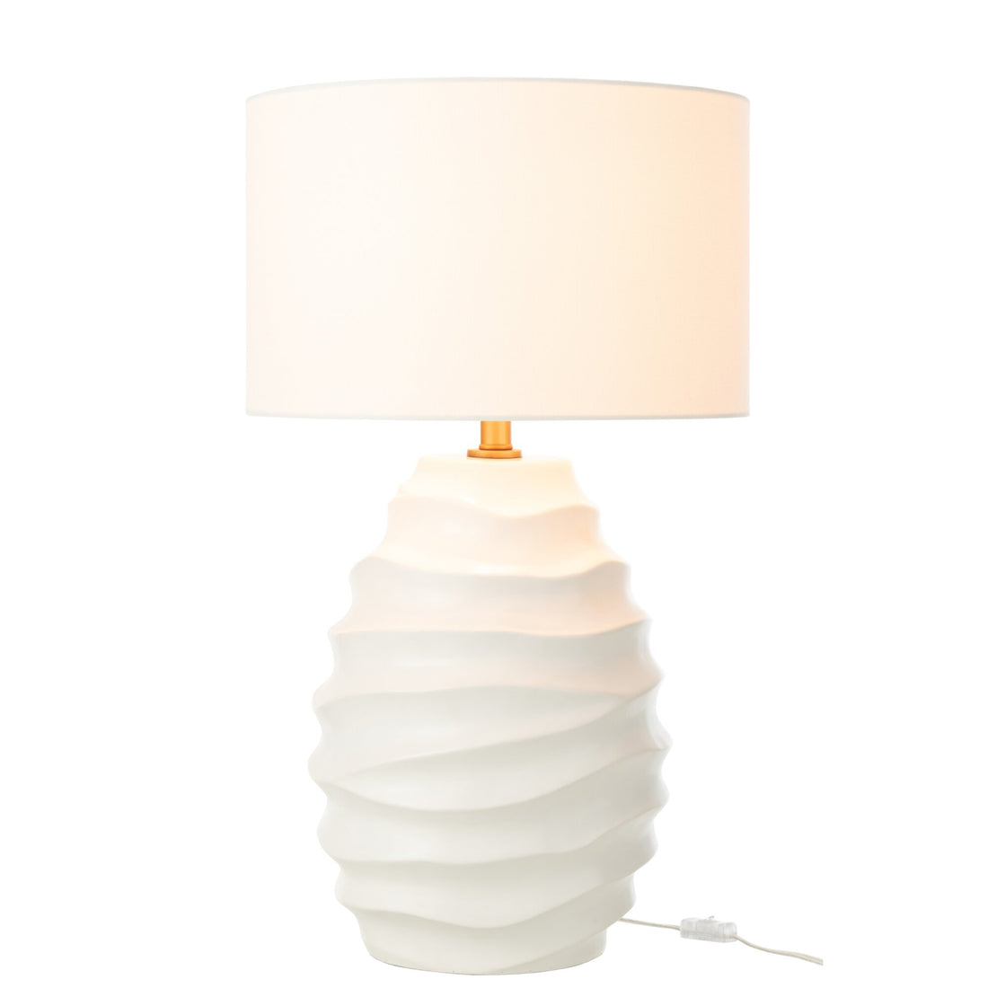 Lampe Vague Céramique Blanche J-Line