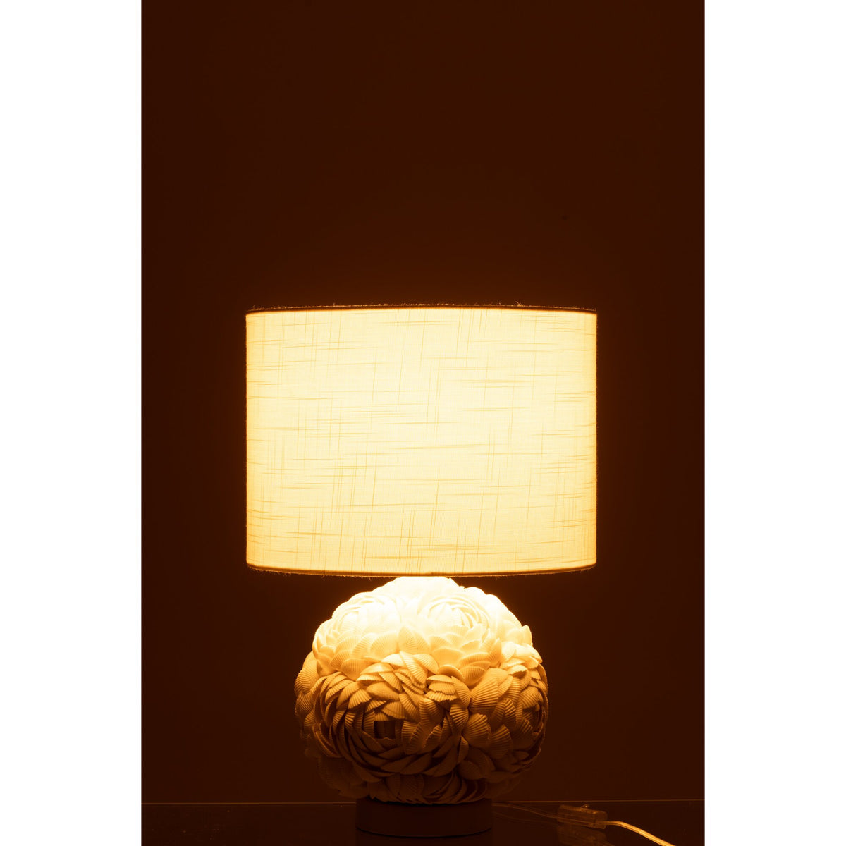 Lampe Coquillage Blanc Petit J-Line