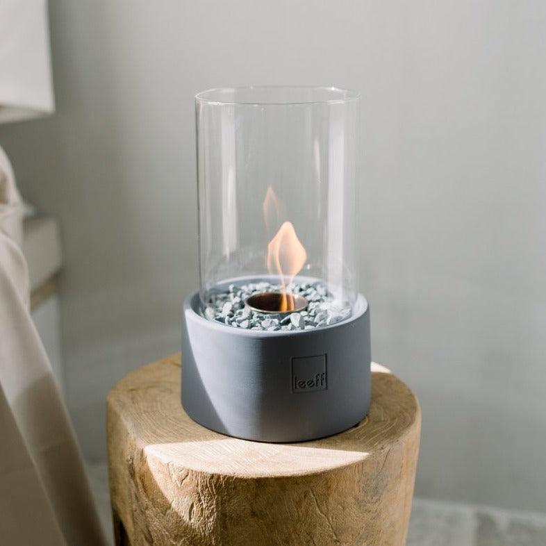 Leeff Stonefire Grijs - Buitenhaard - LEEFF - livinglovely.nl