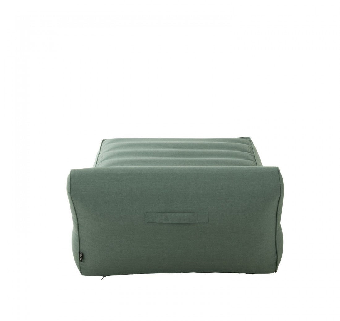 Matelas de chaise longue Helene en polypropylène vert J-Line