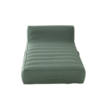 Matelas de chaise longue Helene en polypropylène vert J-Line