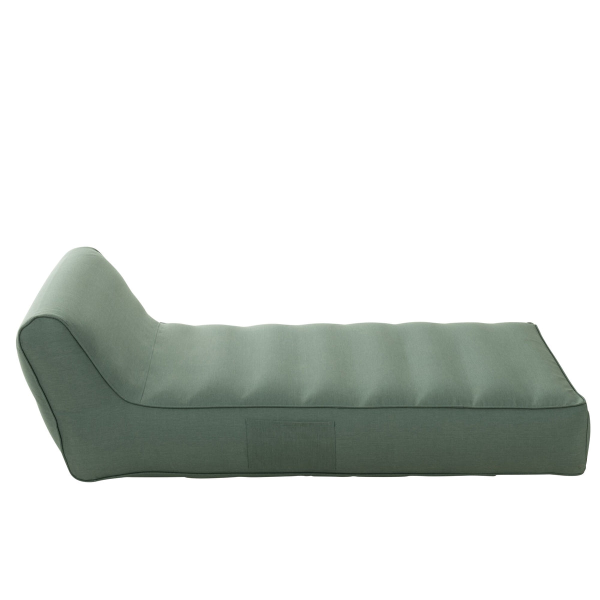 Matelas de chaise longue Helene en polypropylène vert J-Line