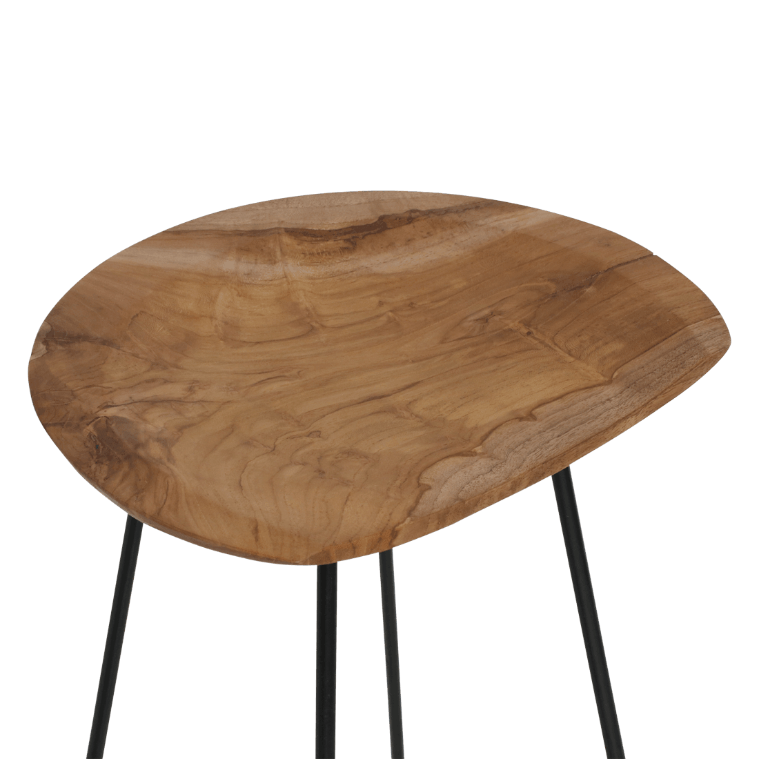 Loft Barkruk Zwart of naturel Raw Materials - Barkruk - Raw Materials - livinglovely.nl