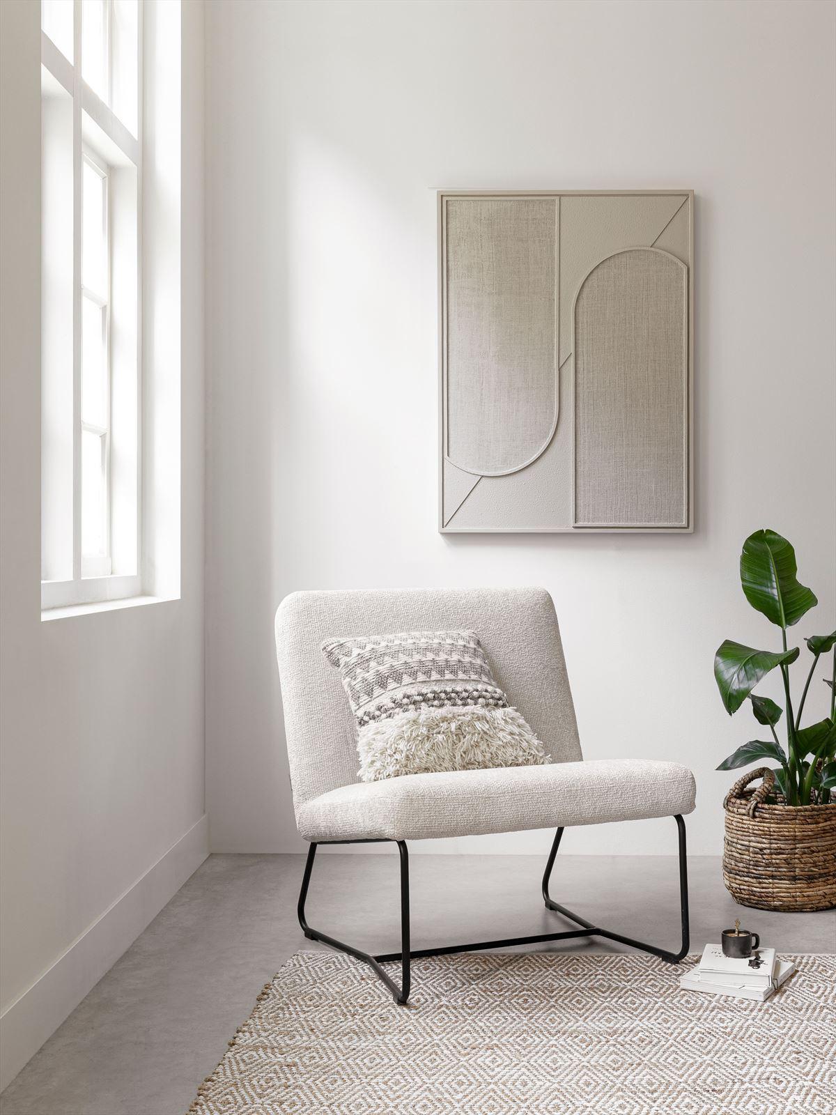 Must Living Wandpaneel Elyn Cream Small - Wandpaneel - MUST Living - livinglovely.nl