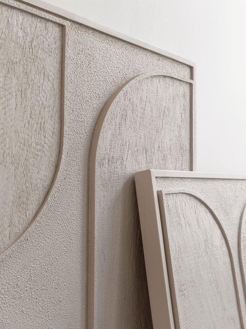 Must Living Wandpaneel Lorcan Cream Large - Wandpaneel - MUST Living - livinglovely.nl