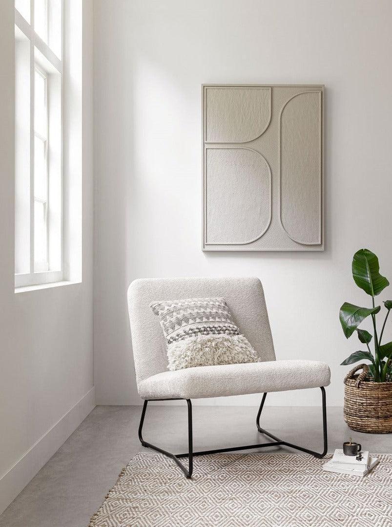 Must Living Wandpaneel Lorcan Cream Large - Wandpaneel - MUST Living - livinglovely.nl
