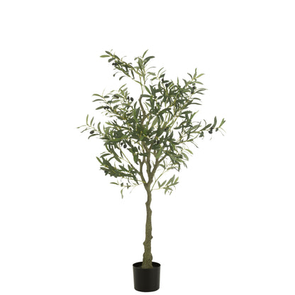 Olivier en pot artificiel vert petit H150 cm J-Line