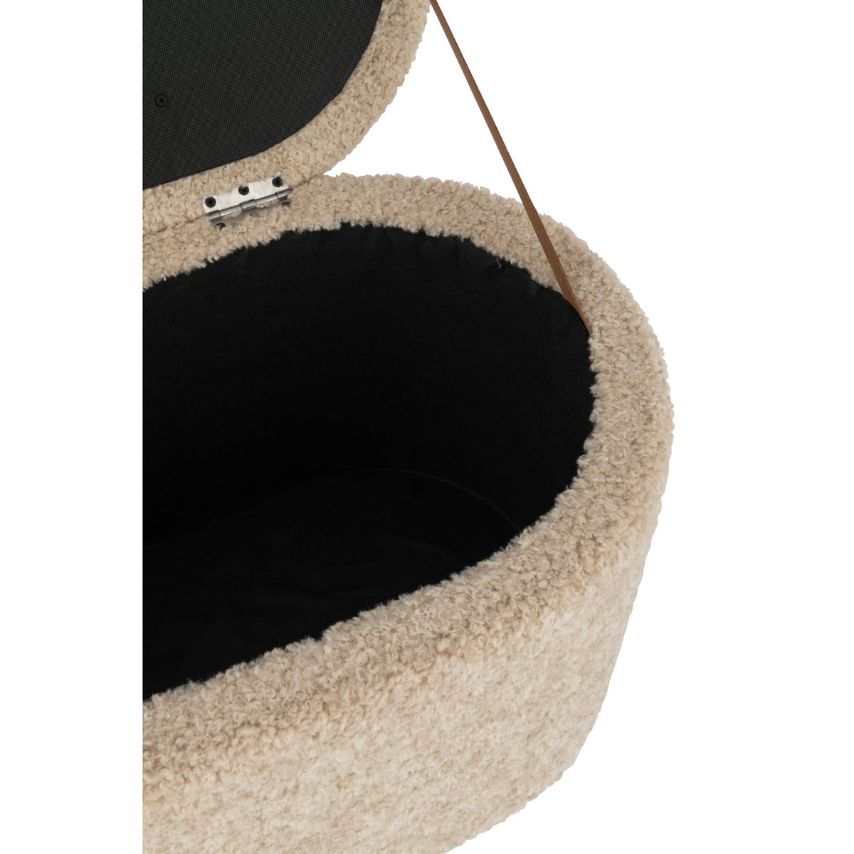 Pouf coffre Teddy Beige J-Line
