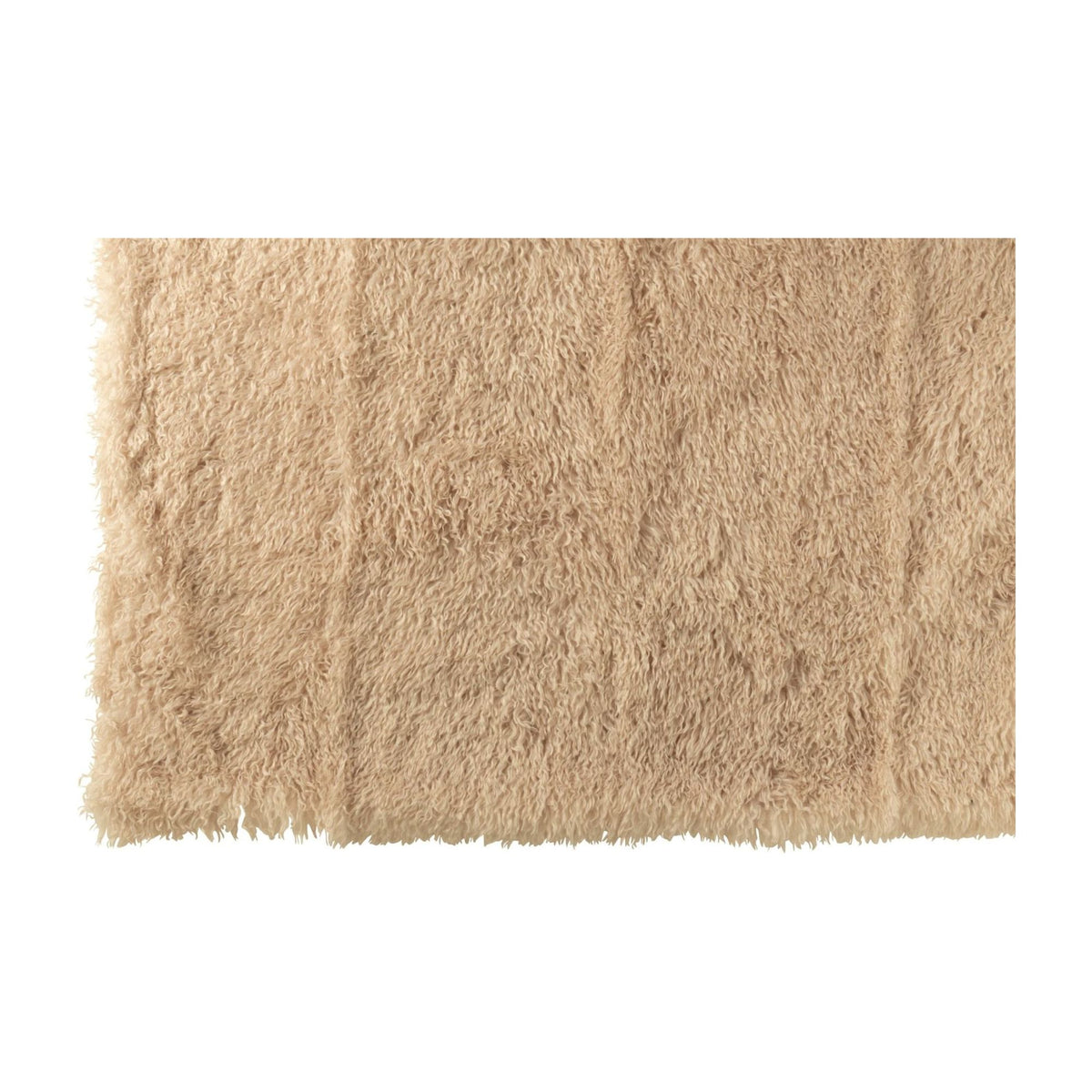 Plaid Moutie Polyester Beige 130x180cm J-Line